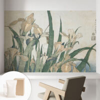 Carta Da Parati In Vlies - Fotomurale - Decorazione Paretie - Per Camera Da Letto - Per Soggiorno - Con Colla Gratuita Iridi delicate 104x70 cm