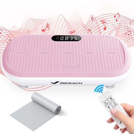 MERACH Vibrationsplatte Trainingsgert mit Bluetooth, 10 Intensittsstufen, fr Ganzkrpertraining, Muskelaufbau, bis 200 kg MERACH Vibrationsplatte Trainingsgert mit Bluetooth, 10 Intensittsstufen, fr Ganzkrpertraining, Muskelaufbau, bis 200 kg