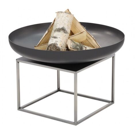 Brasero de jardin SUE en acier-Acier naturel-60 --Ø 60 cm--Acier naturel (1/5)