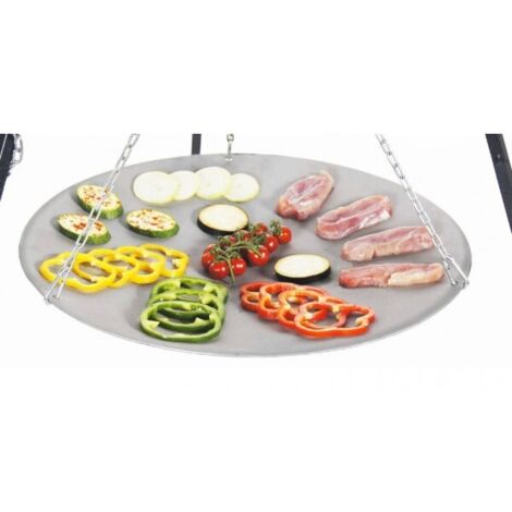 WOK spécial brasero à suspendre sur un trépied-Ø 46 cm-- (1/4)