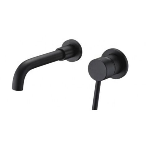 Mitigeur lavabo mural encastrable ARTEMIS-Inox noir-18.9 ---Inox noir (1/5)