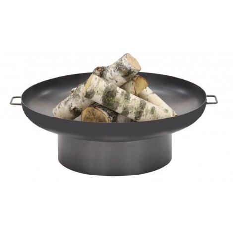 Brasero de jardin DOUA XL en acier-Acier naturel--Ø 60 cm--Acier naturel