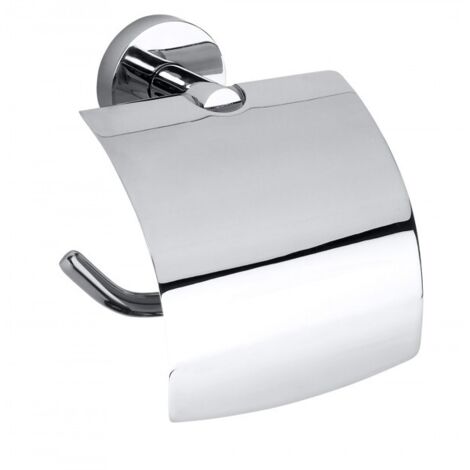 Dérouleur papier toilette OMEGA laiton chromé 14,5x15,5x9 cm (1/4)