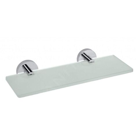 Etagère murale de douche en verre OMEGA 30x5,5x13cm (1/2)