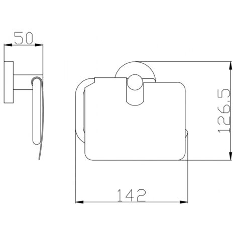 Spazzolone Per WC Zeller 18304 – Design Finto Sasso In Poliresina – 41 Cm – Testina Intercambiabile