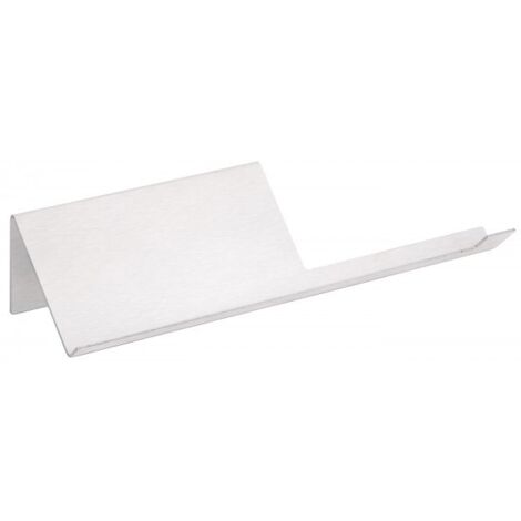 Dérouleur papier toilettes NIVA en acier inoxydable avec étagère 27 x5,7 x8 cm (1/5)