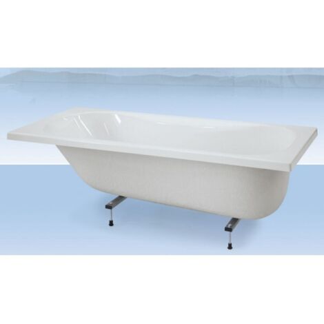 Baignoire acrylique NOVELLINI CALYPSO avec pieds-Blanc-Blanc--