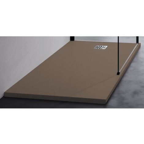 Receveur de douche recoupable NOVELLINI NOVOMATT cappuccino 140x100 cm (1/5)