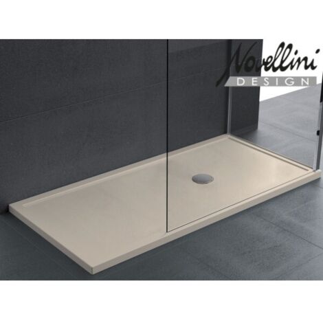 Receveur de douche plat NOVELLINI OLYMPIC PLUS beige 180x90 cm H 4,5cm (1/5)