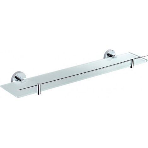 Etagère de douche murale COLORADO avec rail en laiton chromé 60 cm (1/2)