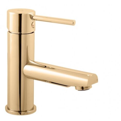 Mitigeur lavabo SEINA en laiton doré H. 19,8 cm (1/3)