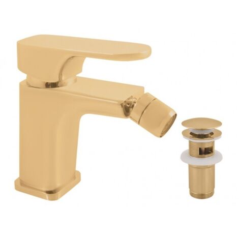 Mitigeur bidet YUKON en laiton doré avec siphon (1/3)