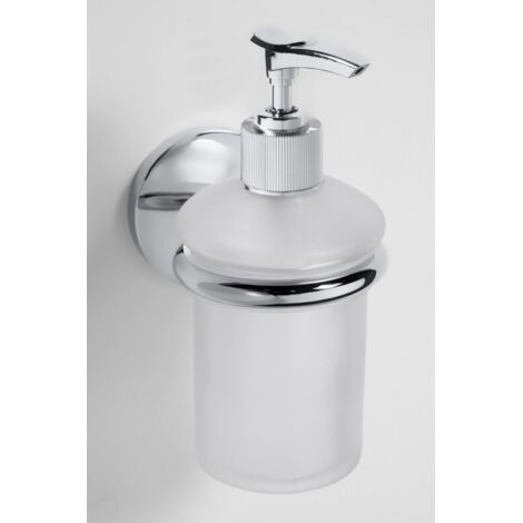 Distributeur de savon liquide mural ALFA en verre / 250 ml (1/4)