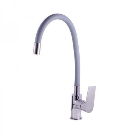 Mitigeur évier flexible gris mémoire de forme COLORADO H. 36 cm (1/3)