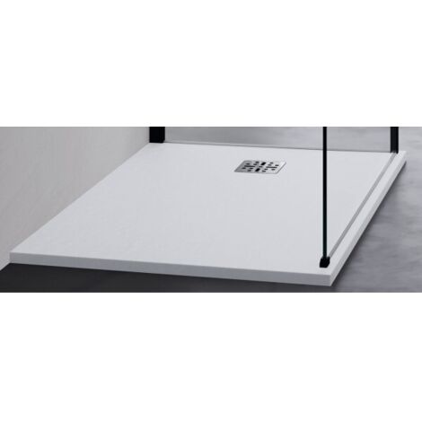 Receveur de douche recoupable NOVELLINI NOVOMATT blanc 90x90 cm (1/5)