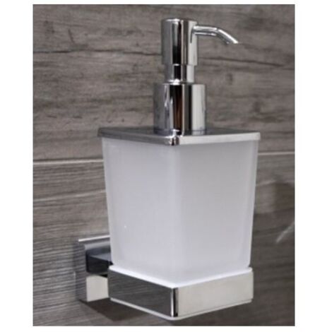 Distributeur de savon liquide PLAZA en verre 6x9,5x15,5 cm / 200 ml (1/5)