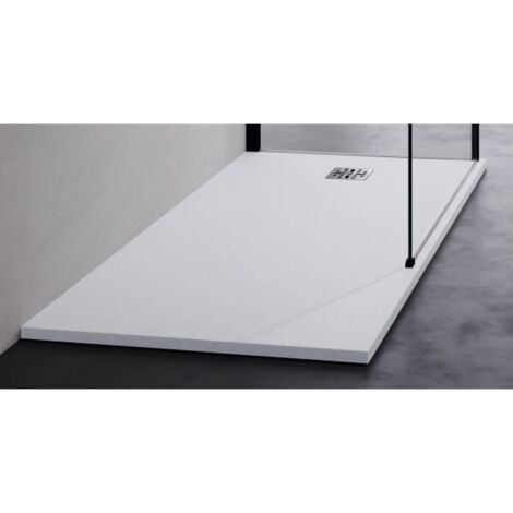 Receveur de douche recoupable NOVELLINI NOVOMATT blanc 90x70 cm (1/5)