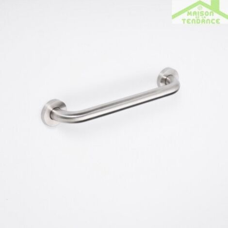 Barre de maintien de douche HELP en acier brossé-38x8x10,6cm--