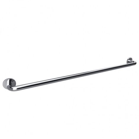 Grande barre de maintien de douche HELP en acier inoxydable-Argenté-128 cm-Argenté--
