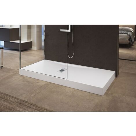 Receveur de douche blanc NOVELLINI CUSTOM 160x90 cm - H 12 cm (1/4)