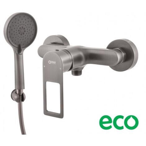Mitigeur douche NIL en laiton métal gris-Gris-Gris-- (1/5)