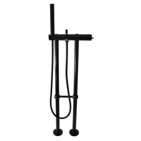 Mitigeur baignoire sur pied SEINA en laiton noir H. 106 cm (1/5)