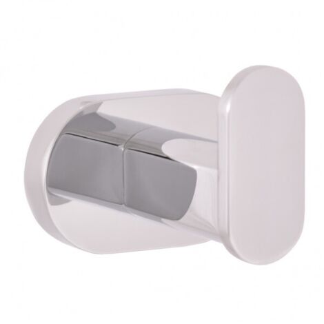 Patère simple YUKON en laiton chromé 5,6 cm (1/2)