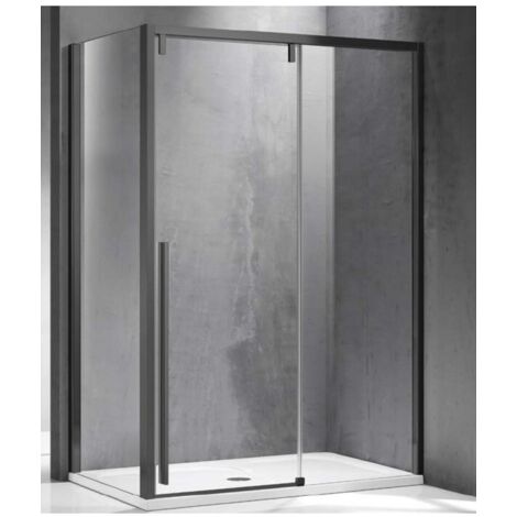 Cabine de douche SANTORINI 400 120x80 x200 cm profilé gris (1/5)