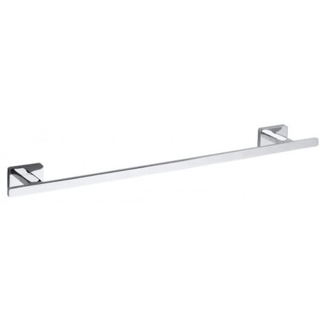 Porte-serviette mural NIKI en alliage de zinc poli 55 x6,2 x3,6 cm (1/2)