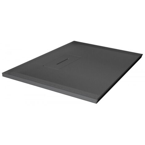 Receveur de douche recoupable NOVELLINI NOVOSOLID gris 80x80 cm (1/5)