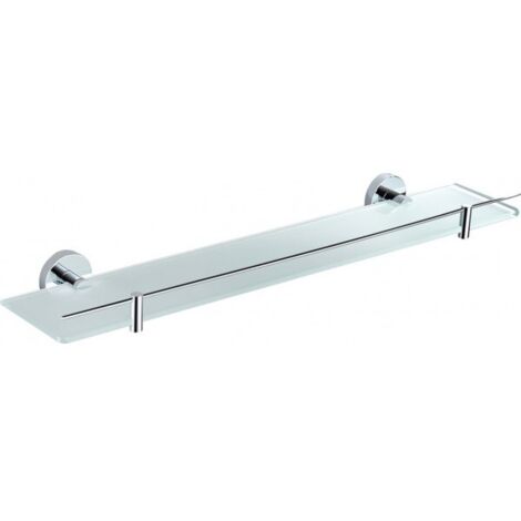 Etagère de douche murale COLORADO avec rail en laiton chromé 30 cm (1/2)