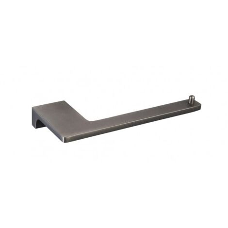 Porte Papier Toilette Mural Gris - Acier Inoxydable, Fixation Vis, Salle De Bain