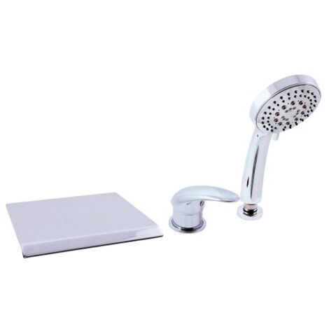 Mitigeur baignoire à cascade DANUBO 3 trous laiton chromé (1/4)
