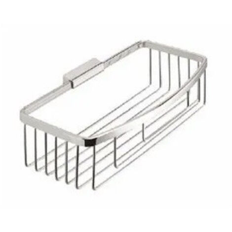 Novellini Corbeille Porte-savon H8xB26xD12cm Métal Chrome (1/3)