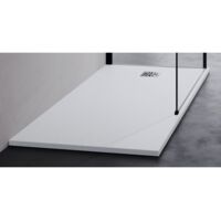 Receveur de douche recoupable NOVELLINI NOVOMATT blanc 160x80 cm