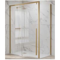 Cabine de douche SANTORINI 400 120x80 x200 cm profilé doré