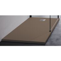 Receveur de douche recoupable NOVELLINI NOVOMATT cappuccino 160x80 cm