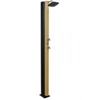 Douche de piscine solaire, douche extérieure 40L-Beige-Beige-17.5 --