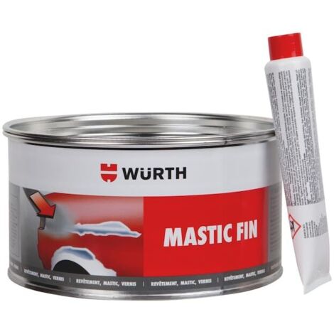 Mastic fin pour réparation de carrosserie de voiture