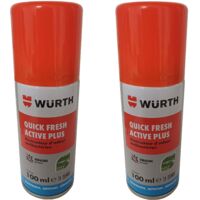 Nettoyant pour climatisation véhicule Quick Fresh Active Plus, lot de 2
