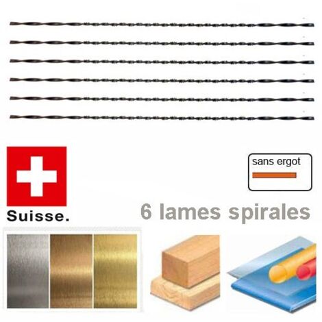 Fabriqué Allemagne 12 Lames Scie à Chantourner PRODIAMANT Taille 3 - Pour Métal - 130 Mm - Fabriqué En