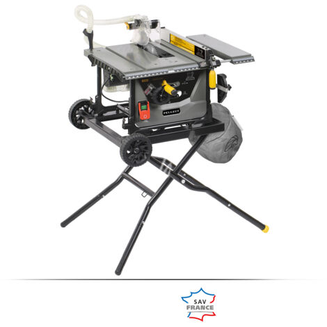 PEUGEOT Scie sur table 2000W avec aspiration intégrée et piètement - 132008