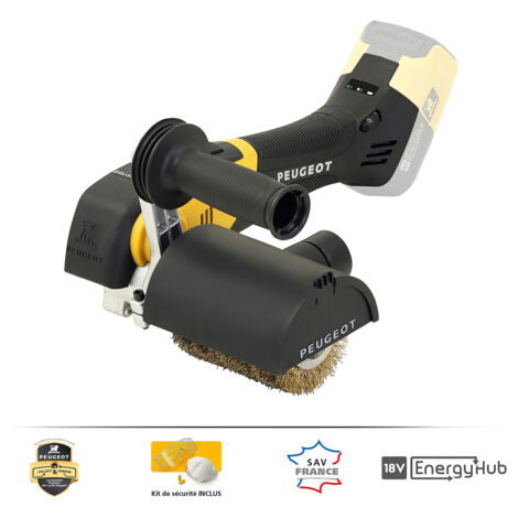 Peugeot – Rénovateur brushless EnergyHub – Moteur brushless – Vitesse 0-2000 tr/min – Pour ponçage bois et finition meubles