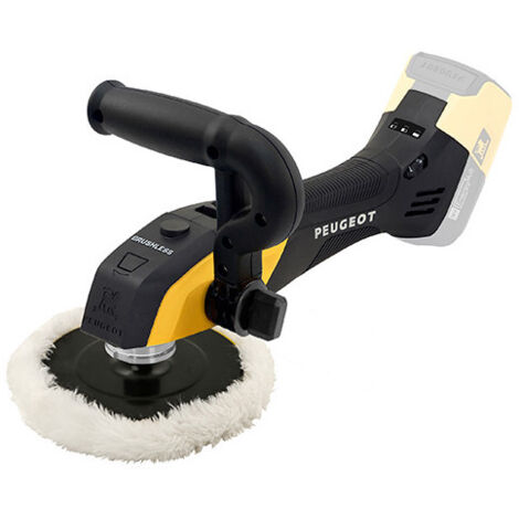 Peugeot – Lustreuse polisseuse sans fil 20V – Moteur Brushless – Vitesse 0-3000 tr/min – Disque de polissage et lustrage inclus