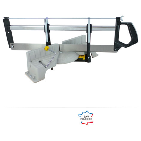 Peugeot – Scie à onglet manuelle 550 mm – Capacité de coupe 110 x 137 mm – Dents 14 TPI – Idéale pour bois et PVC – Système easy-lock (1/8)