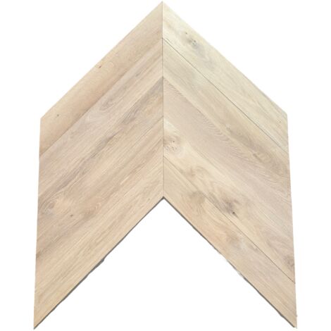 Parquet massif chêne- Point de hongrie Ep.16mm, l.90mm Long. 850mm avec chanfreins sans noeuds et sans aubiers - Qualité premium 100%FSC