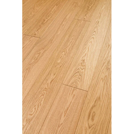 Parquet massif chêne - Huilé aspect naturel largeur 9 cm, épaisseur 1,6 cm rares noeuds (max 5 mm) et sans aubiers 100%FSC