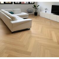 Parquet massif chêne - Baton rompu - Brut largeur 9cm - épaisseur 1,6cm - Longueur 70cm rares noeuds (max 5mm) et sans aubiers 100% FSC