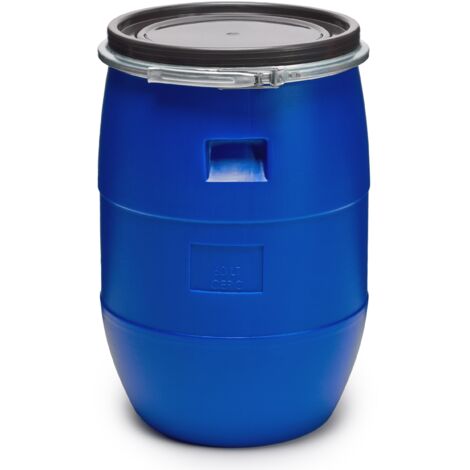 AGROHIT Vat met brede hals 58/60/120/130 l zuurkruidvat regenvat bagageton camping (120L