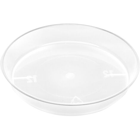 Garronda Blumentopf Untersetzer GD-0026 (Transparent, ⌀ 12cm H 1,8cm)